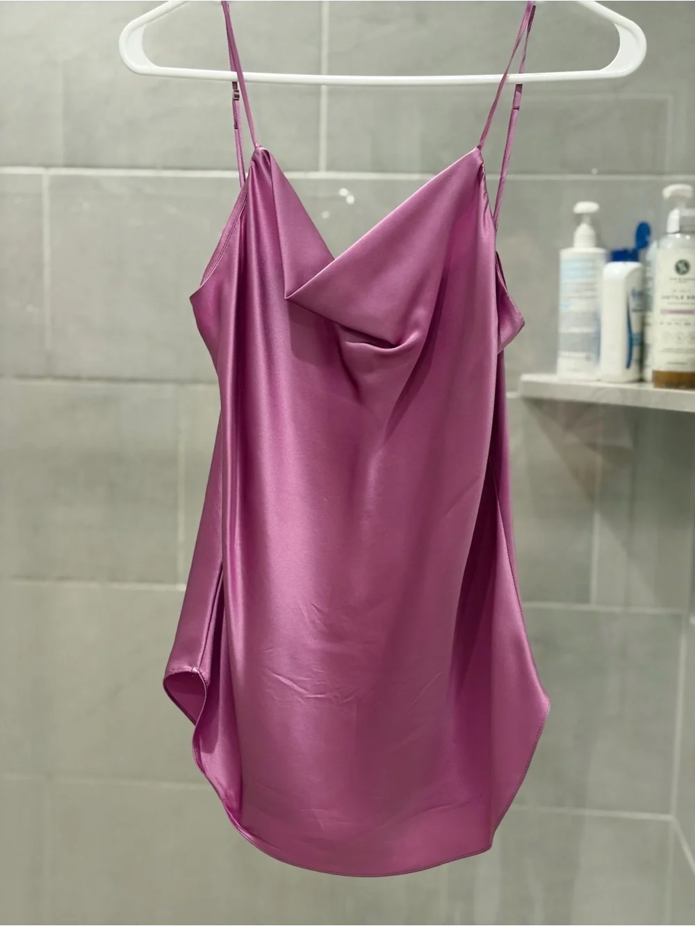 cinq à sept Satin Top in Purple
